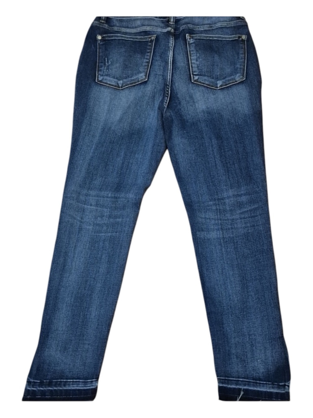 JUDY BLUE Skinny Fit Raw Hem Split Ankle Size 5/27 -- SUPER COMFY!!! - Picture 4 of 10